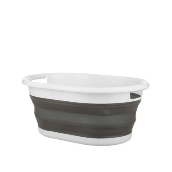 KORPA SKLOPIVA 54X39X23 21L SIVO BELA