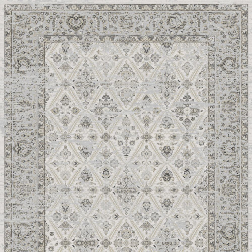TEPIH "VINTAGE" KREM/SREBRNI  160X230CM
