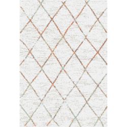 TEPIH "DEEP PILE" SLONOVA KOST 160X230CM ROMBOVI