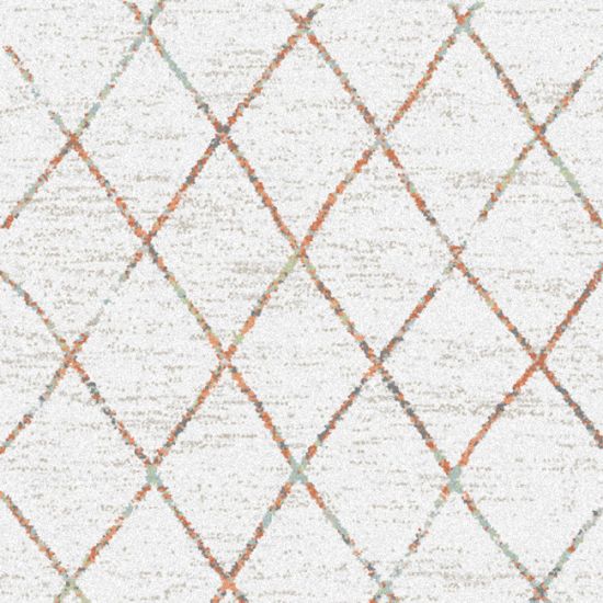 TEPIH "DEEP PILE" SLONOVA KOST 160X230CM ROMBOVI