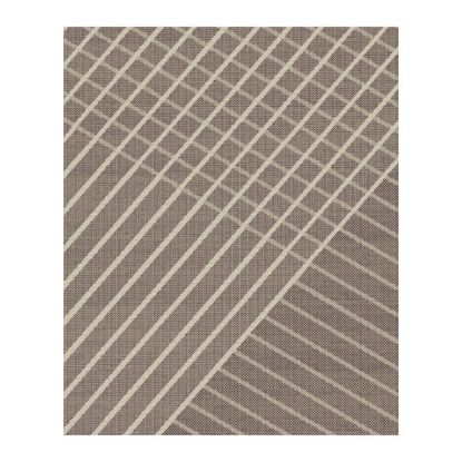 TEPIH "OUTDOOR" SLONOVA KOST/SREBRNO/TAUPE 60X110CM