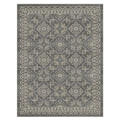TEPIH "OUTDOOR" SLONOVA KOST/SREBRNO/SIVI 120X170CM   CLASSIC LINE
