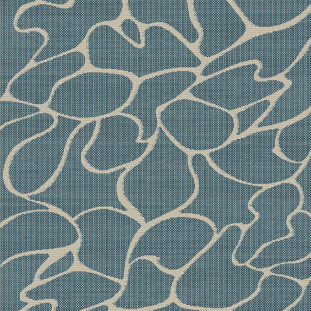 TEPIH "OUTDOOR" SLONOVA KOST/SREBRNO/PLAVI 160X230CM