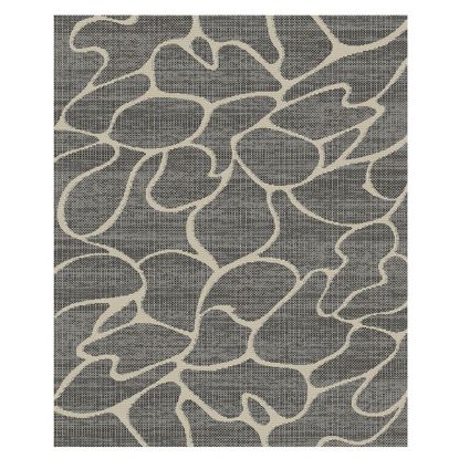TEPIH "OUTDOOR" SLONOVA KOST/SREBRNO/SIVI 120X170CM   MODERN LINE