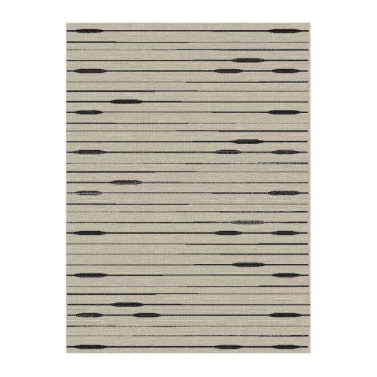 TEPIH "SISAL STYLE" SREBRNO/CRNI   60X110CM