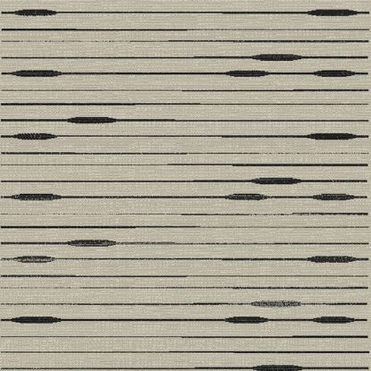 TEPIH "SISAL STYLE" SREBRNO/CRNI   60X110CM