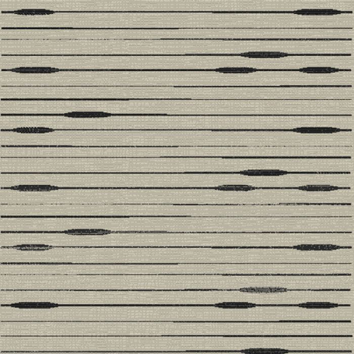 TEPIH "SISAL STYLE" SREBRNO/CRNI   60X110CM