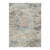TEPIH "SOFT CURLY" SLONOVA KOST/PLAVI 60X110CM - 1