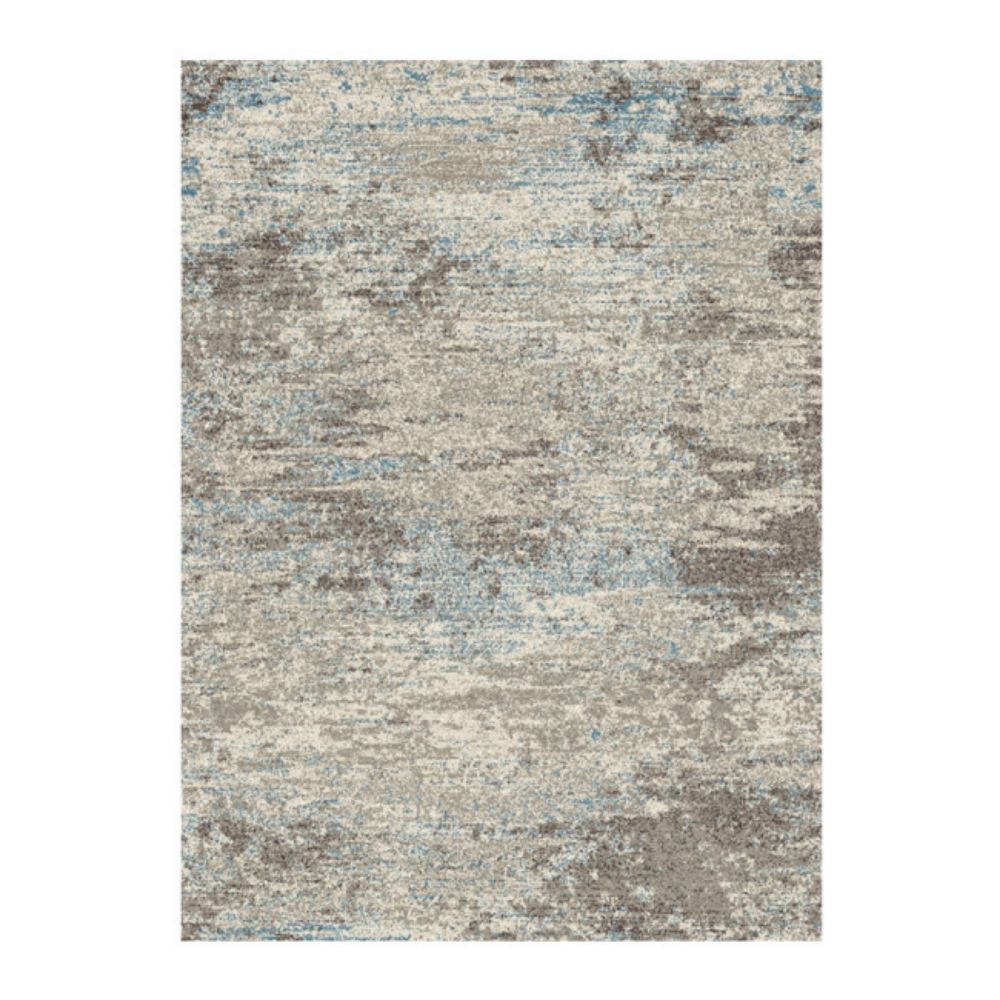 TEPIH "SOFT CURLY" SLONOVA KOST/PLAVI 60X110CM