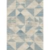 TEPIH "SOFT CURLY" SLONOVA KOST/PLAVI 160X220CM TROUGLOVI - 1