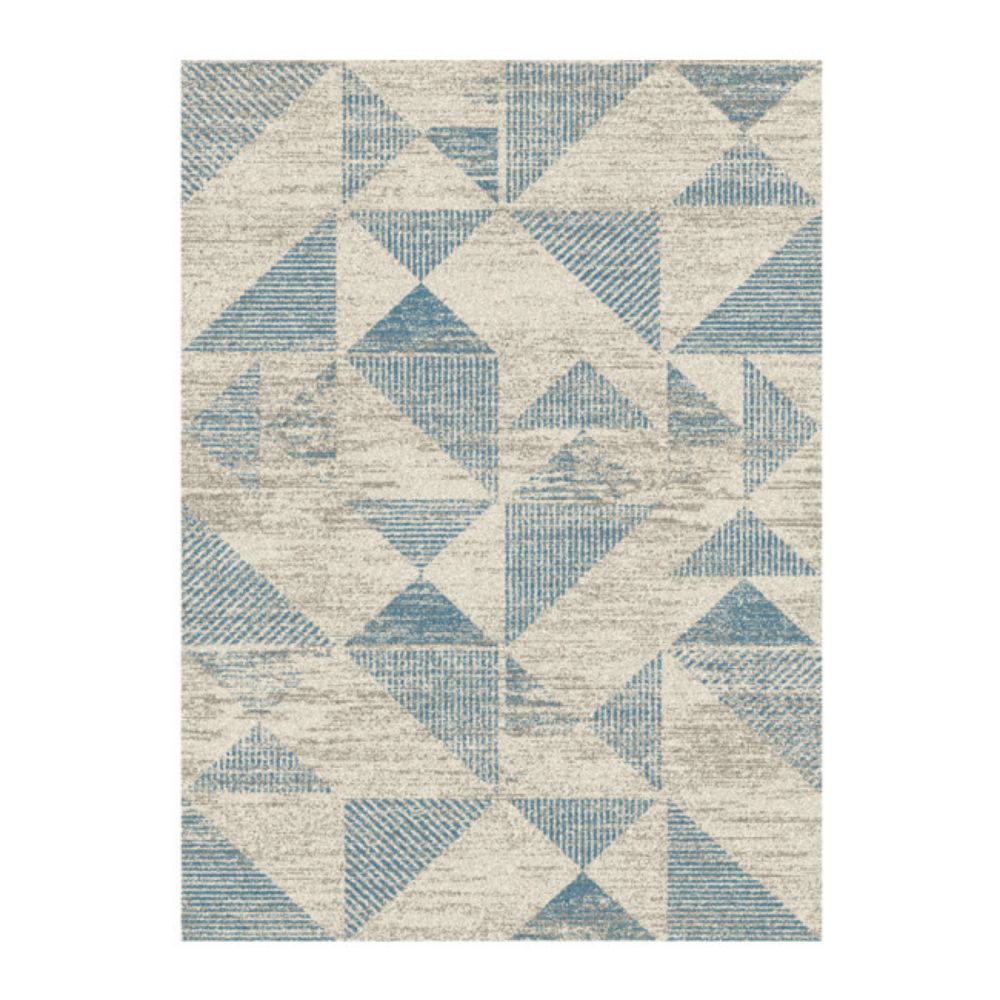 TEPIH "SOFT CURLY" SLONOVA KOST/PLAVI 60X110CM  TROUGLOVI