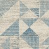 TEPIH "SOFT CURLY" SLONOVA KOST/PLAVI 60X110CM  TROUGLOVI - 2