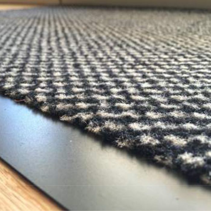 OTIRAČ TWIST SIVI 60X120cm   GUMA PO OBODU 