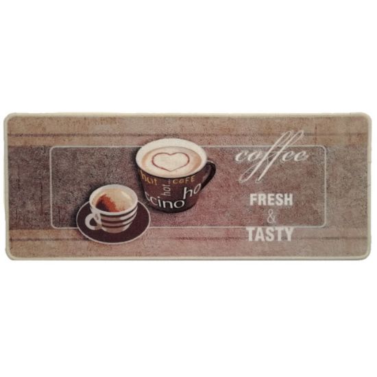 OTIRAČ DECO KUHINJSKI 50X120cm  COFFE