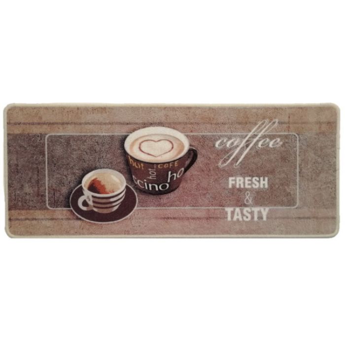 OTIRAČ DECO KUHINJSKI 50X120cm  COFFE