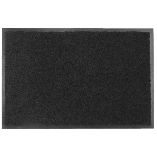OTIRAČ PURE CLEAN  CRNI  40X60cm  GUMA PO OBODU 