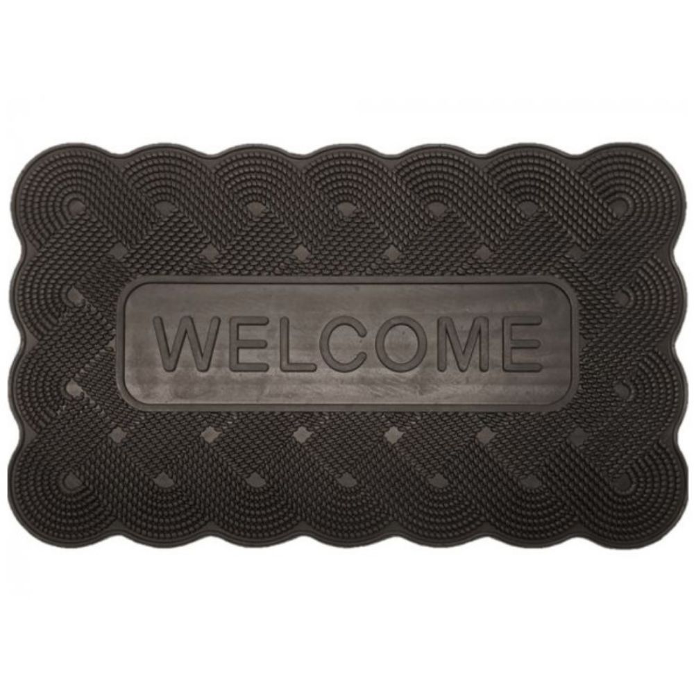 OTIRAČ GUMENI TANKI ALLEGRA "WELCOME" 45x75cm