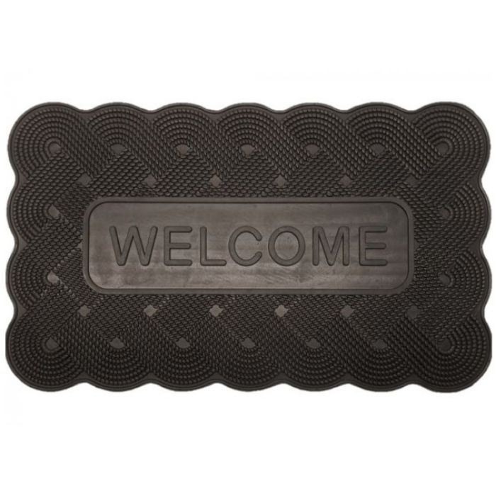 OTIRAČ GUMENI TANKI ALLEGRA "WELCOME" 45x75cm