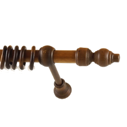 GARNIŠNA DRVENA SET 28mm ORAH 160cm