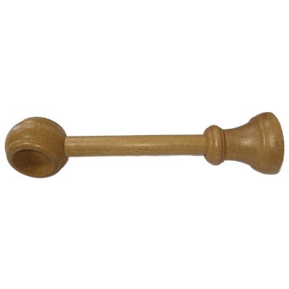 Slika NOSAČ ZA GARNIŠNU FILIGRANO, 18cm, fi28mm SVETLI HRAST