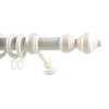 GARNIŠNA PVC SET 28mm BELA 240cm - 1