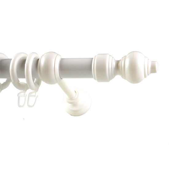 GARNIŠNA PVC SET 28mm BELA 300cm