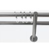 GARNIŠNA 19MM FRANCE DUPLA, NER.ČELIK, 240CM - 1