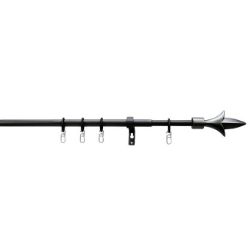 GARNIŠNA TELESKOPSKA SET 16/13MM LILIE, CRNA, 130-240CM
