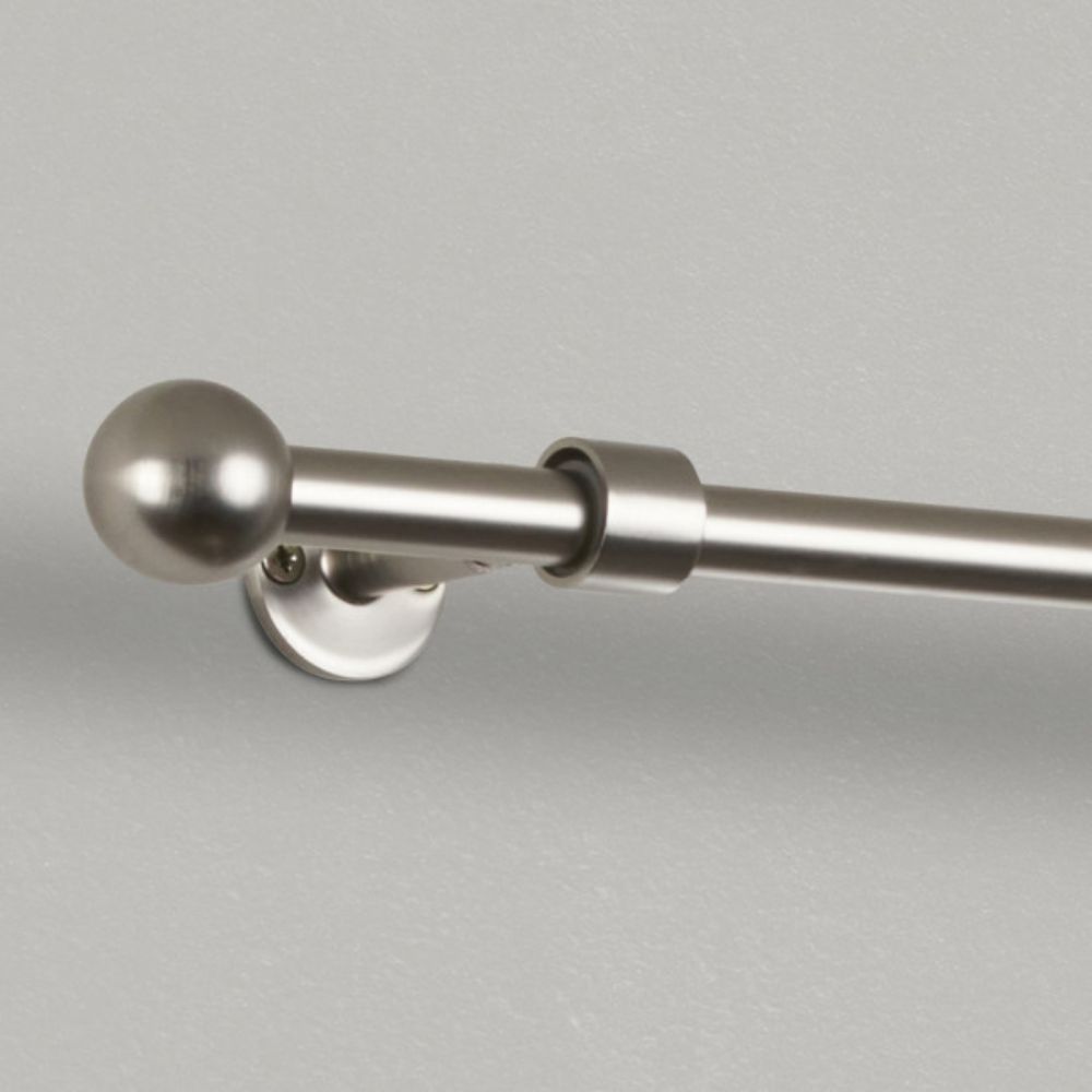 GARNIŠNA TELESKOPSKA 19/16MM INOX, ZIDNA I PLAFONSKA 160-280, ZAVRŠ. KUGLA
