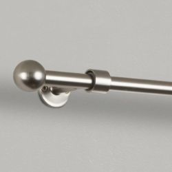 GARNIŠNA TELESKOPSKA 19/16MM INOX, ZIDNA I PLAFONSKA 160-280, ZAVRŠ. KUGLA