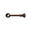 NOSAČ ZA DRVENU GARNIŠNU 28mm,18cm ORAH - 1