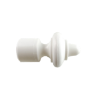 ZAVRŠETAK ZA PVC GARNIŠNU 28mm,BELA 2kom - 1