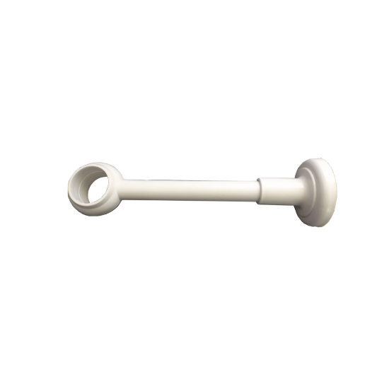 NOSAČ ZA PVC GARNIŠNU 28mm,18cm BELI