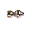 ZAVRŠETAK ZA PVC GARNIŠNU 28mm,HROM 2kom - 1