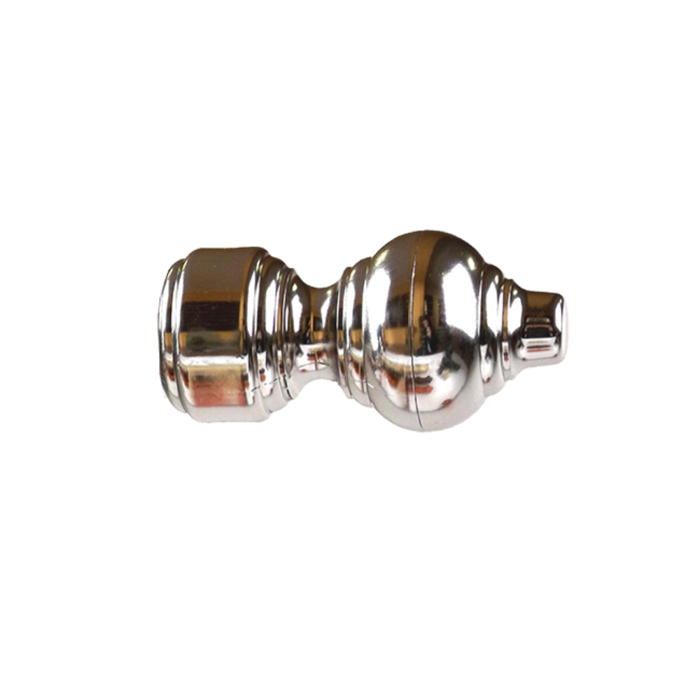 ZAVRŠETAK ZA PVC GARNIŠNU 28mm,HROM 2kom