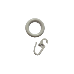 ALKE PVC SA KOPČAMA 24X35mm BELE 10KOM