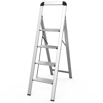 Slika MERDEVINE ALU 4 GAZIŠTA FLAT 44.5x76.5x151cm