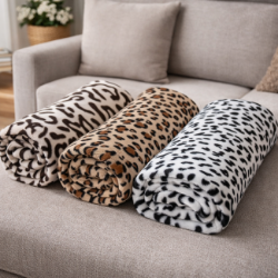 ĆEBE FLIS ANIMAL PRINT 180X130CM