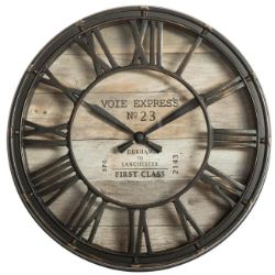 SAT VINTAGE 58X78CM PP/STAKLO/ABS BRAON