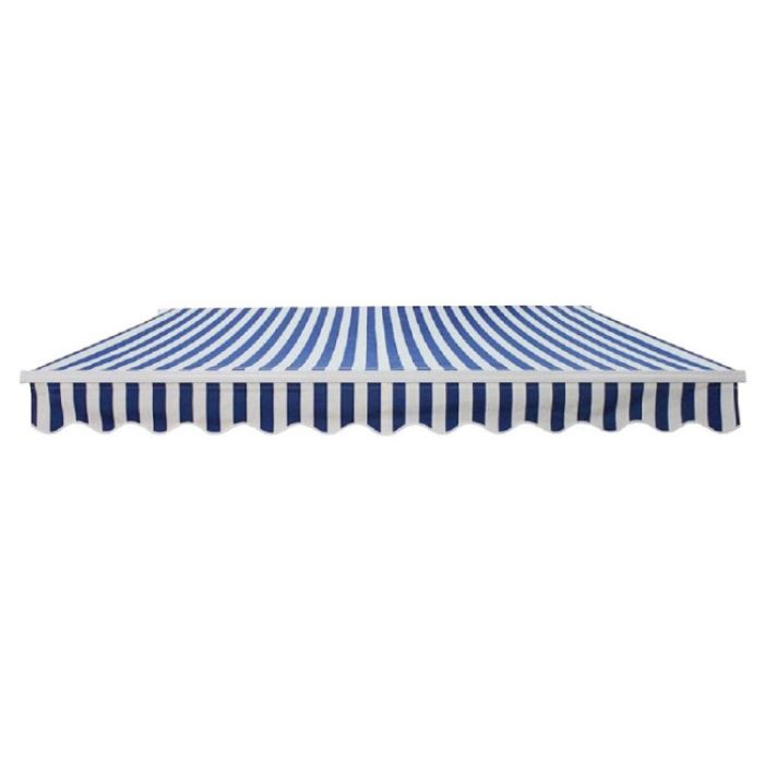 TENDA ZIDNA  3,95X3M,BELO/PLAVA