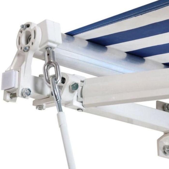 TENDA ZIDNA  3,95X3M,BELO/PLAVA