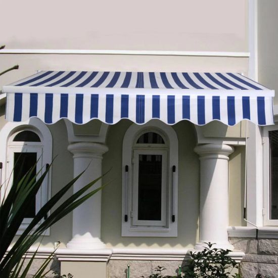 TENDA ZIDNA  3,95X3M,BELO/PLAVA