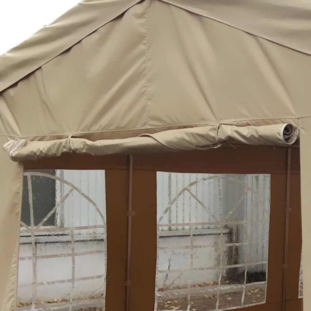 PAVILJON BEŽ SA STRANICAMA  5X8X2.6M