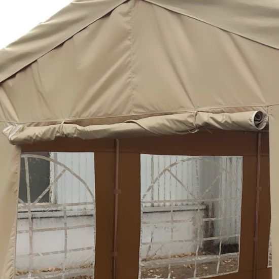 PAVILJON BEŽ SA STRANICAMA  5X8X2.6M