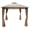 PAVILJON ''LUXURY'' METAL D2.6xŠ2.6MxV2.6m BEŽ(krov D2.95xŠ2.95m) - 1