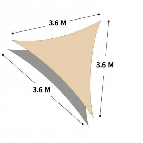 TENDA PLATNO 3,6x3,6m 3ass clr