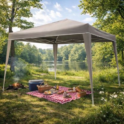 Slika PAVILJON SKLAPAJUCI 3x3x2.5M BEŽ