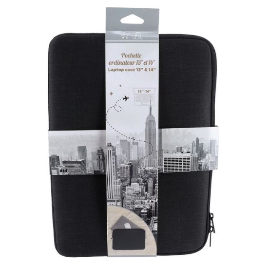 TORBA ZA LAPTOP 13''-14'' 1,5X35X26 NEOPREN CRNA