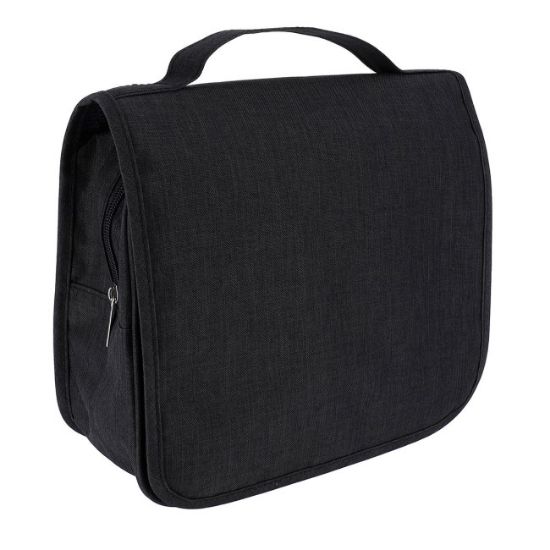 NESESER ZA PUTOVANJE SA KUKICOM 25X25X9 POLIESTER CRNA