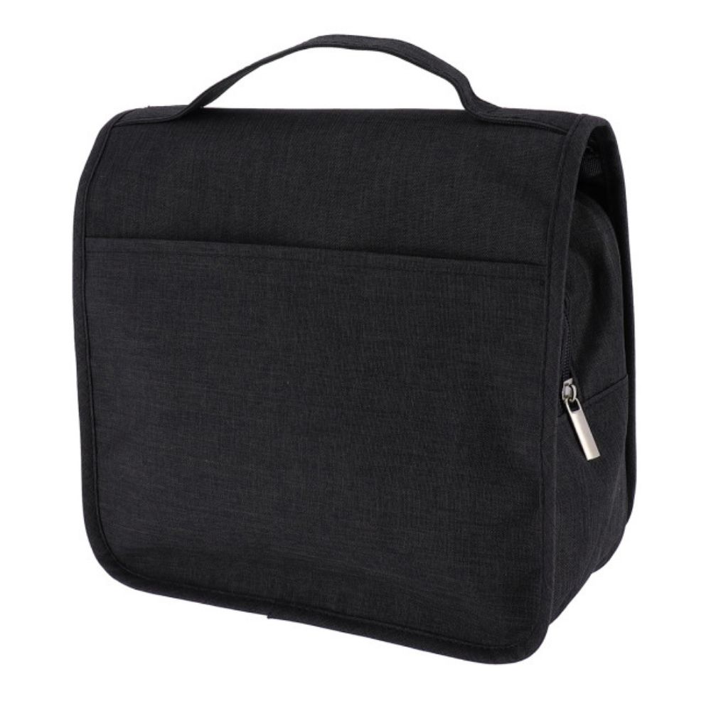 NESESER ZA PUTOVANJE SA KUKICOM 25X25X9 POLIESTER CRNA